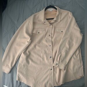 HYFVE Beige Shirt Jacket